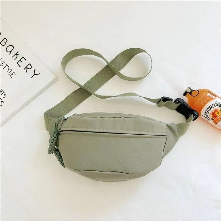 Women's Trendy Slanted Canvas Fashion Minority Men's Chest Bags