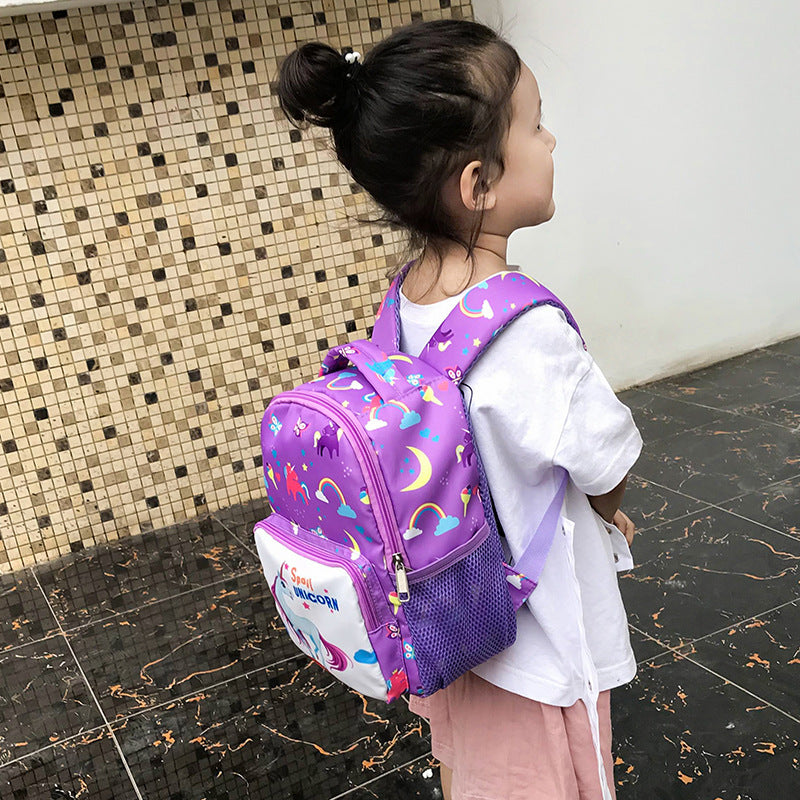 Children's Fashion Charming Cartoon Cute Unicorn Elementary School Students' Schoolbags