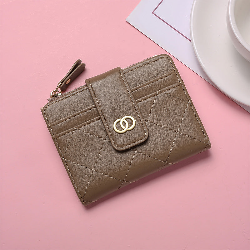 Women's Classic Style Short Niche Simple Ladies Wallets