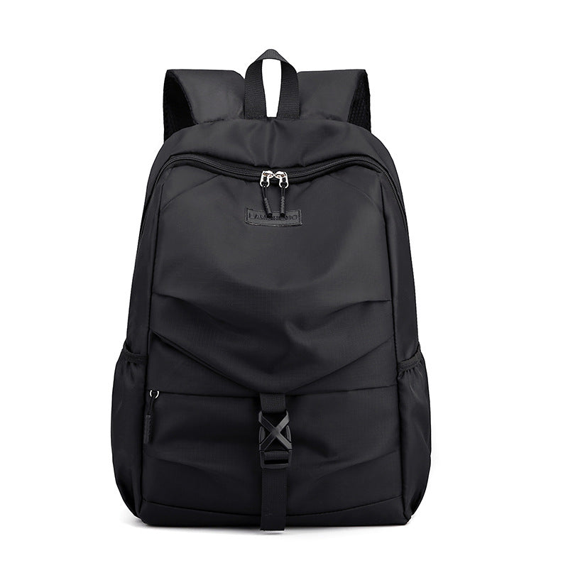 Men's Simple Waterproof Lightweight Street Trendy Computer Backpacks