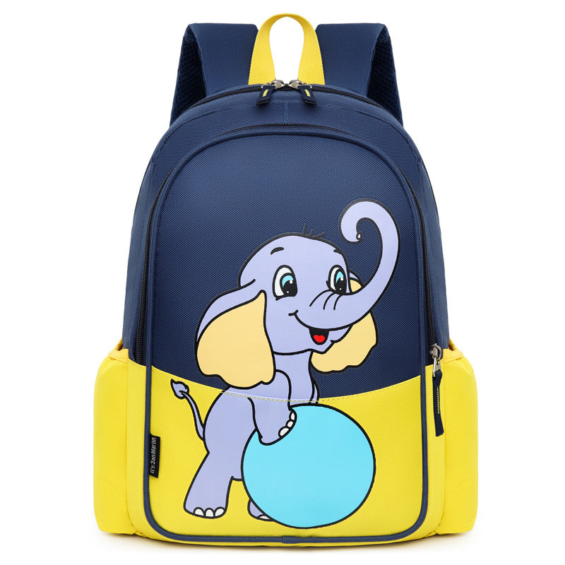 Children's Intermediate Classes Contrast Color Frog Kitten Kindergarten School Bags