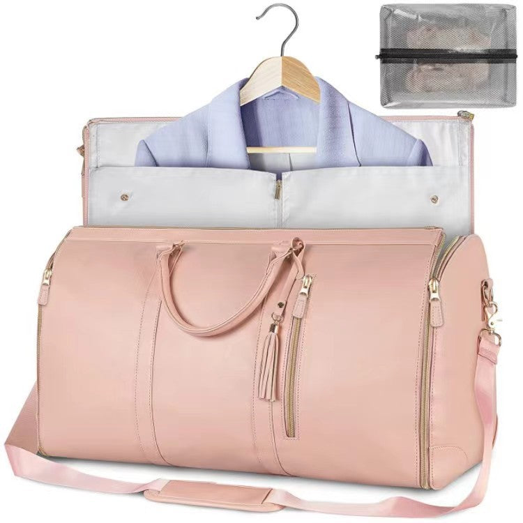 Grands sacs de voyage en cuir pour vêtements de cabine pratiques pour femmes