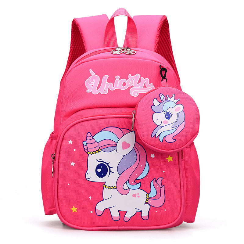 Children's Band Printed Cute Cartoon Spine Protection Kindergarten School Bags