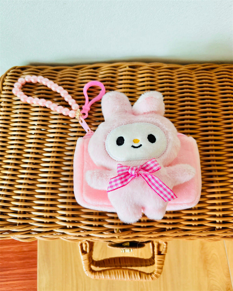 Clow Cartoon My Melody Petit porte-monnaie de rangement