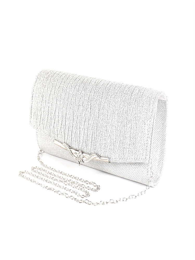 Women's Metal Box Dinner Handmade Flash Straight Evening Bags