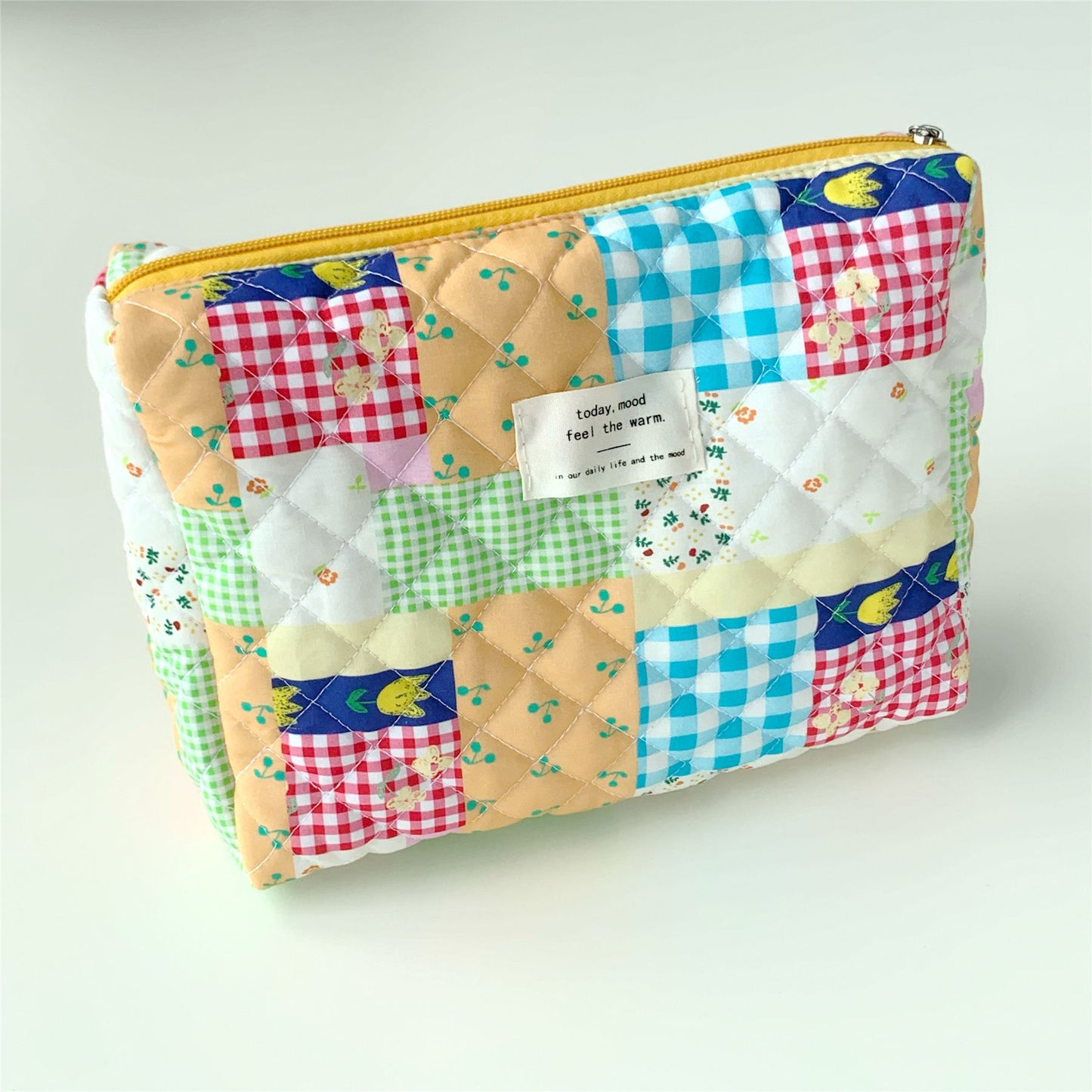 Capacity Liner Portable Finishing Wash Quilted Cosmetic Bags