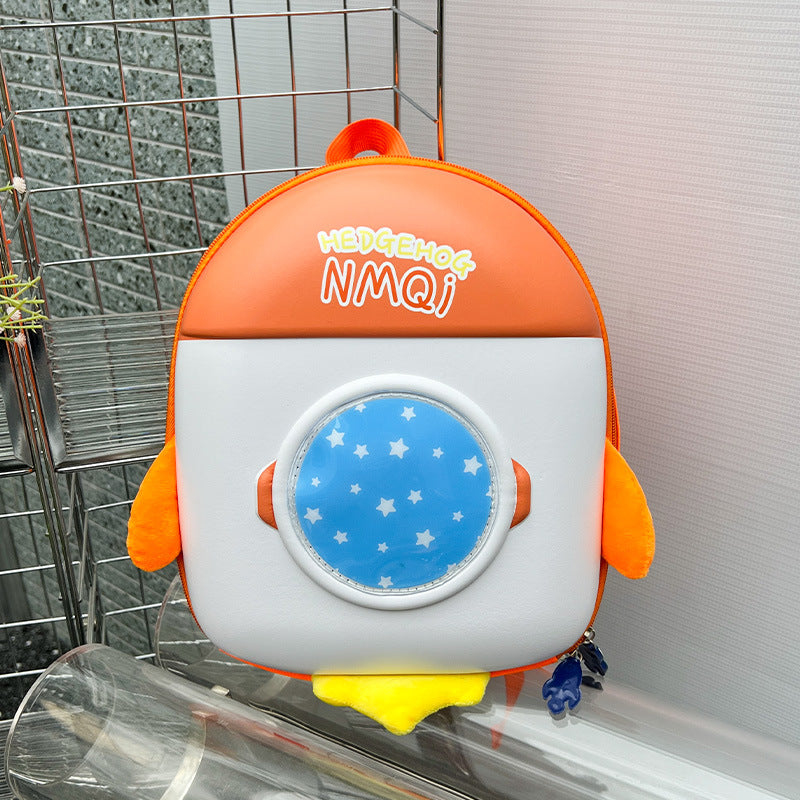 Cartoon Cute Boys Eggshell Shaped Trendy Cool Creative Little Children's Backpacks