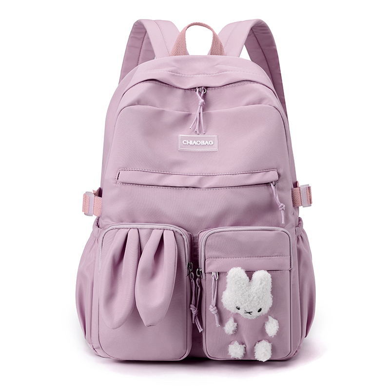 Glamorous Lightweight Good-looking Cute Cartoon Rabbit Elementary School Students' Schoolbags