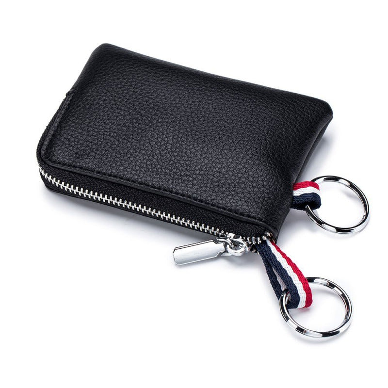 Men's Genuine Leather Small Simple Portable Mini Purses