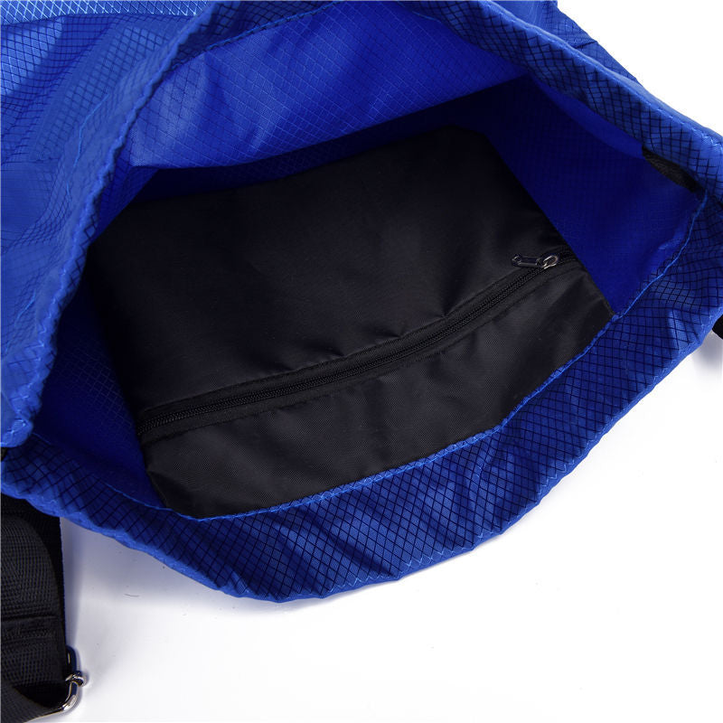 Women's & Men's & Drawstring Waterproof Simple Large Capacity Sports Backpacks