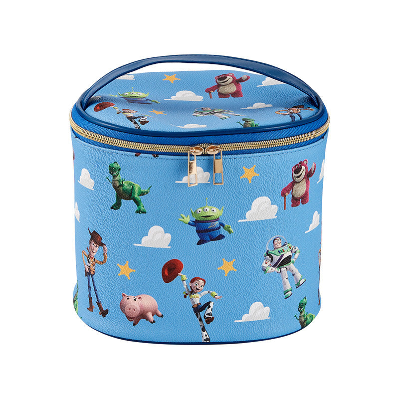 Disney Waterproof Heightening Large Capacity Good-looking Cartoon Cute Portable Cosmetic Bags