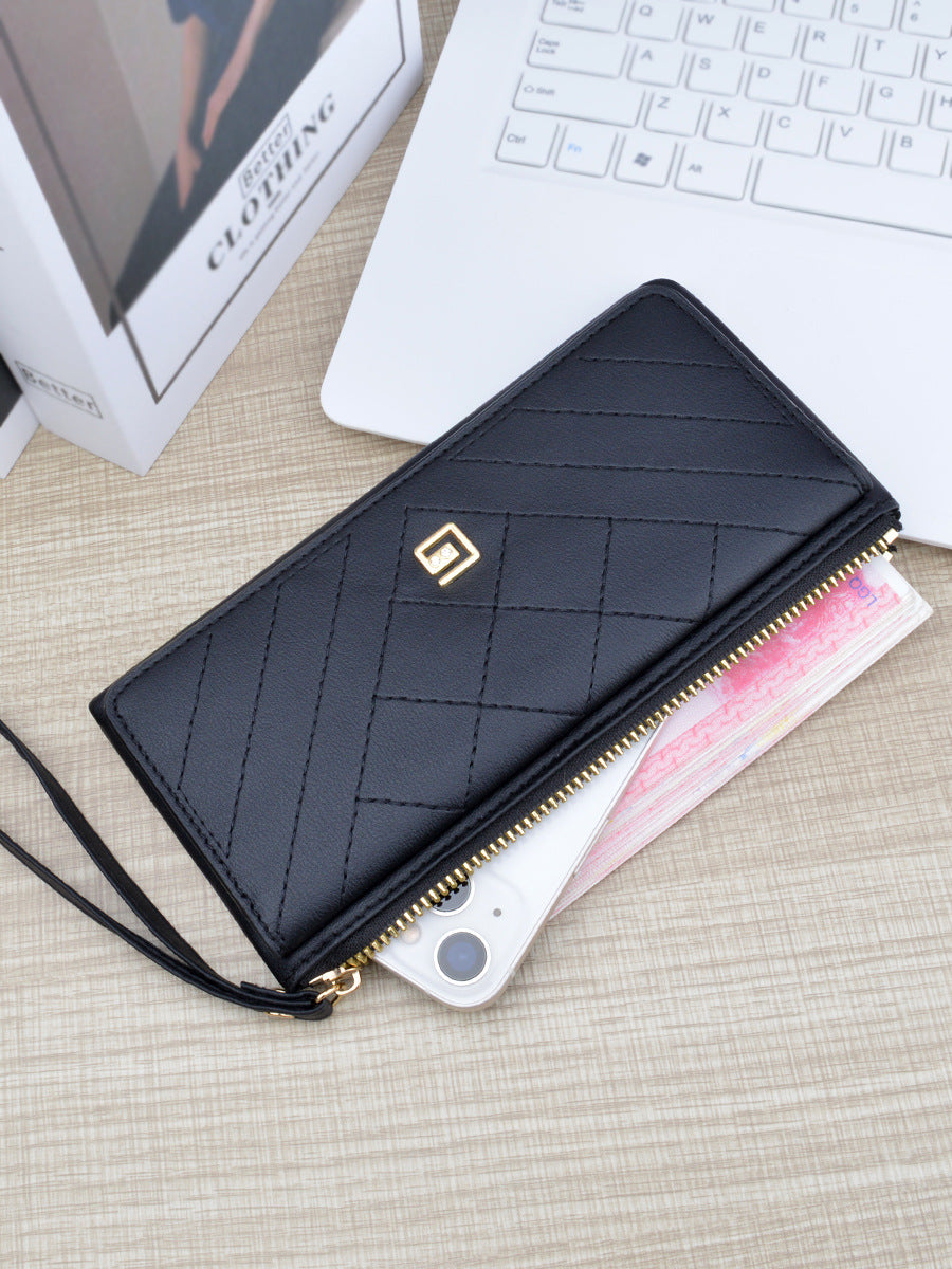 Women's Long Zipper Fashionable Simple Large Capacity Ladies Wallets