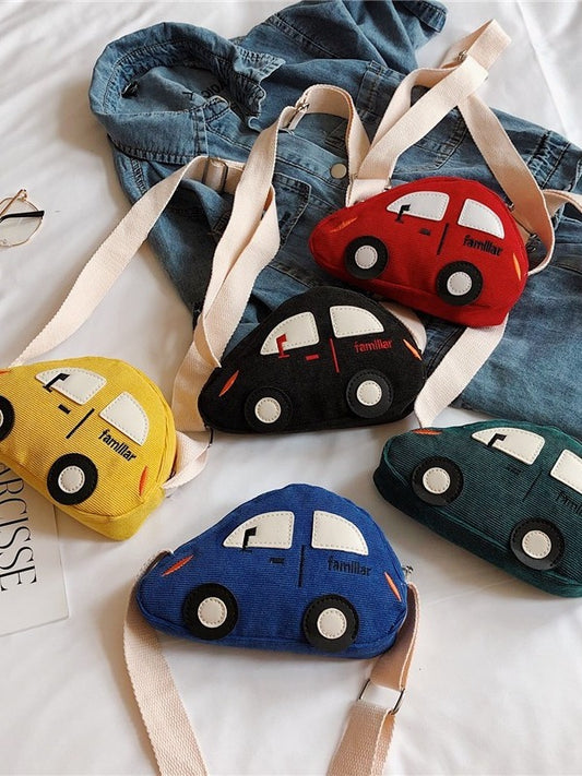 Children's Korean Style Cartoon Car Mini Fashion Children's Shoulder Bags