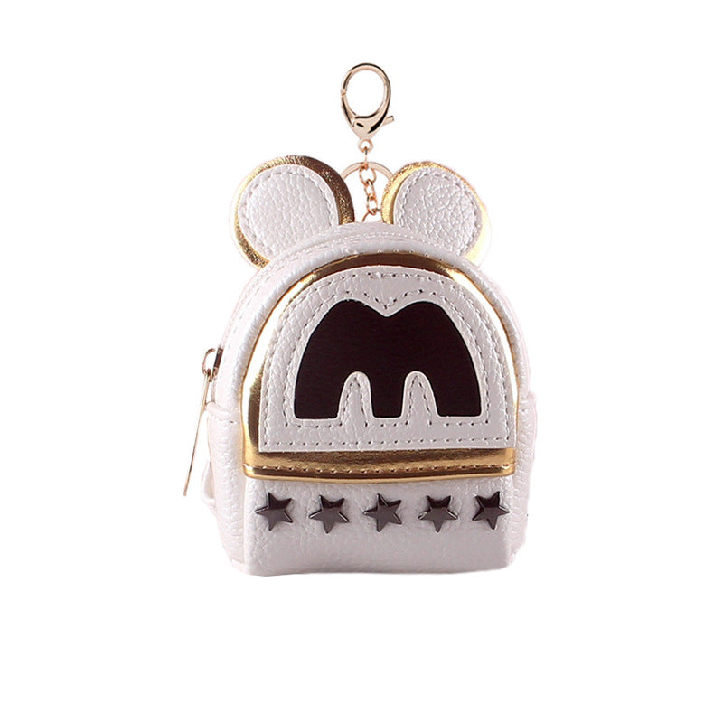 Women's Cute Rivet Mini Car Pendant Coin Purses