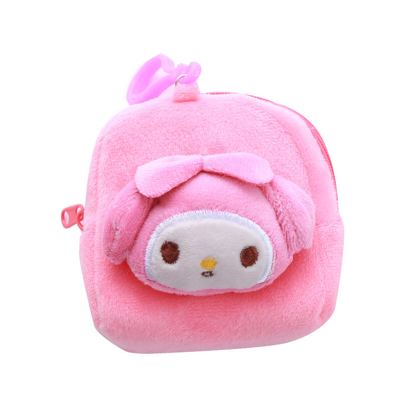 Cartoon Three-dimensional Small Plush Creative Pendant Coin Purses