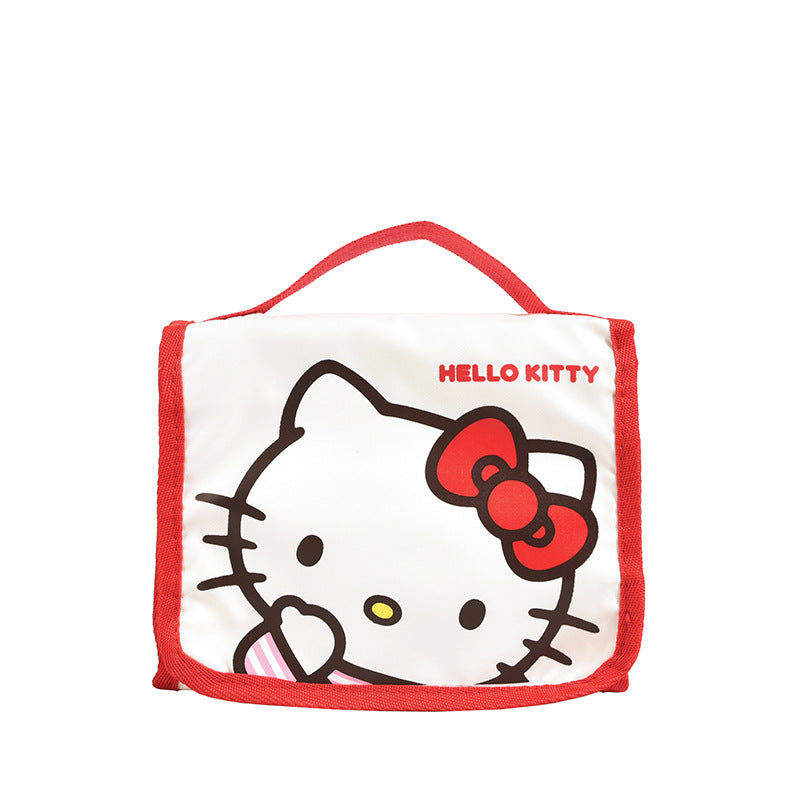 Large Capacity Good-looking Folding Cartoon Cute Cosmetic Bags