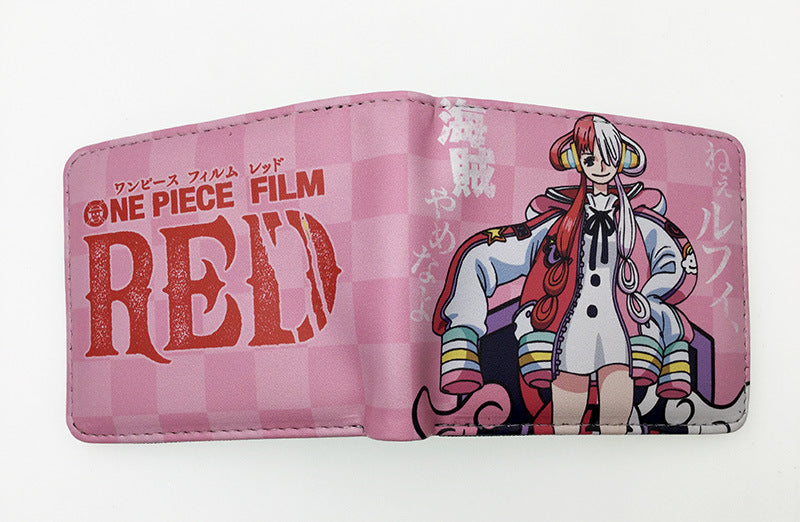 Piece Anime Peripheral Short Trendy Unique Ladies Wallets