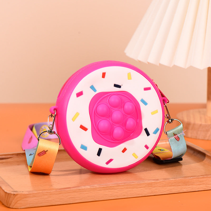 Cute Donut Mouse Killer Pioneer Silicone Coin Purses