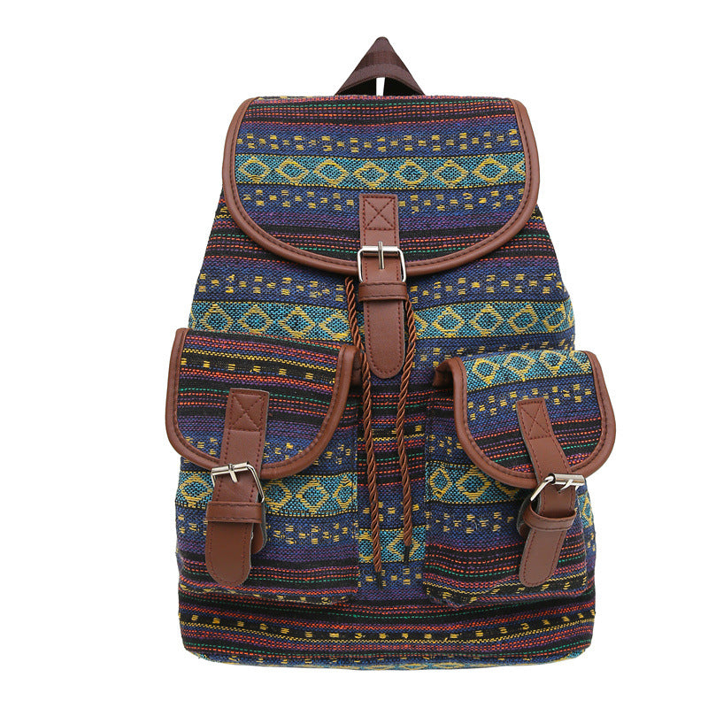 Women's Ethnic Style Fashion Exercise Large Capacity Backpacks