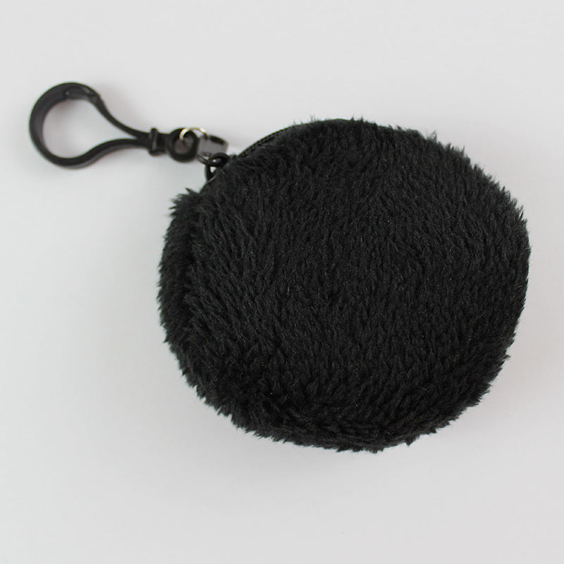 Fleece Light Plate Round Storage Small Purses