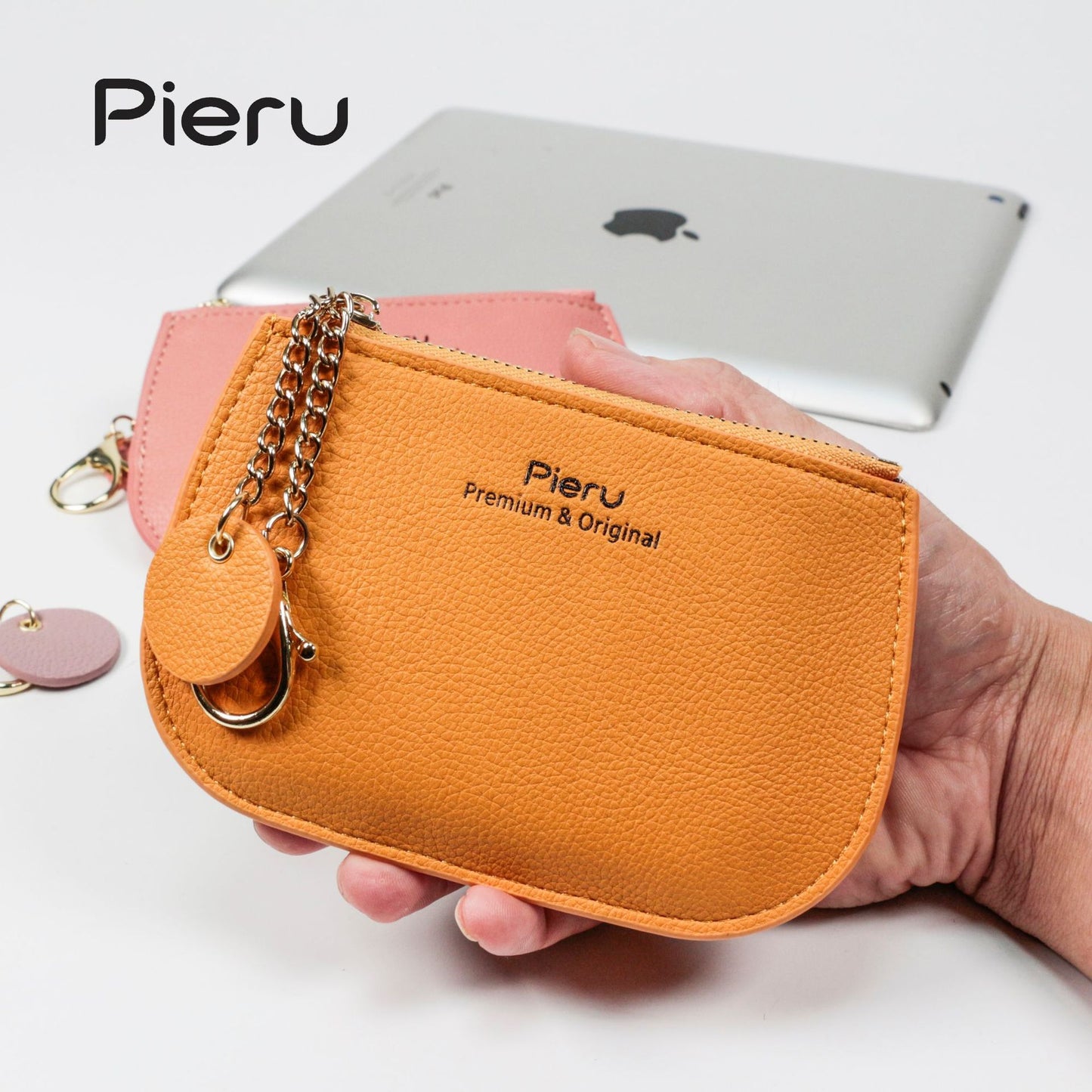 Women's Texture Fashion Zipper Mini Fresh Storage Coin Purses