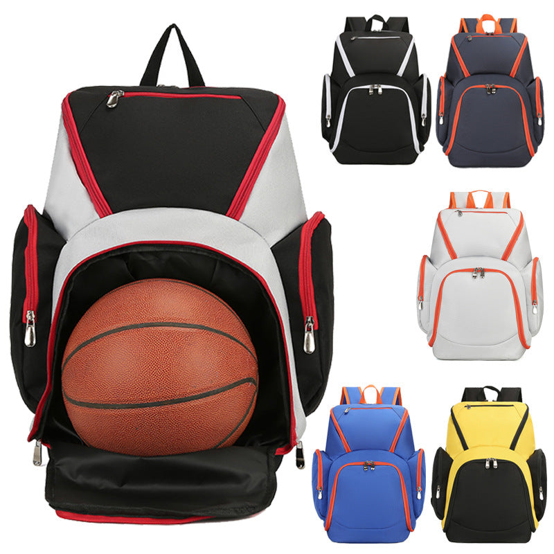 Grands sacs à dos imperméables de basket-ball en tissu Oxford pour femmes et hommes