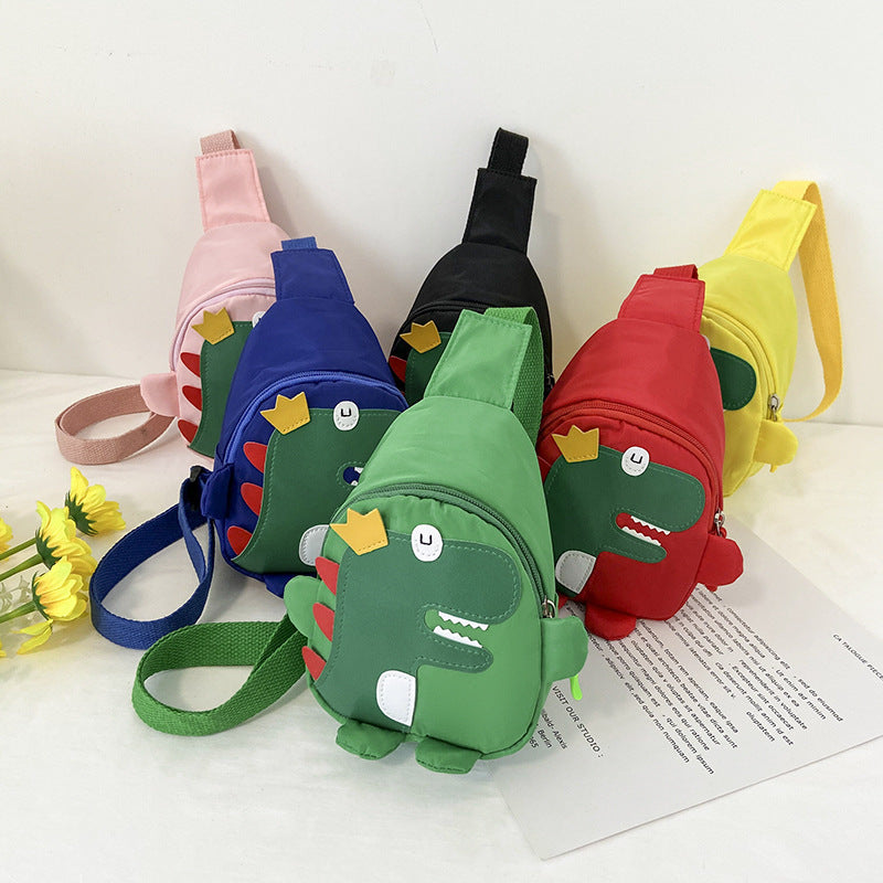 Dessin animé pour enfants mignon petit dinosaure Springtide sacs à bandoulière pour enfants en bas âge