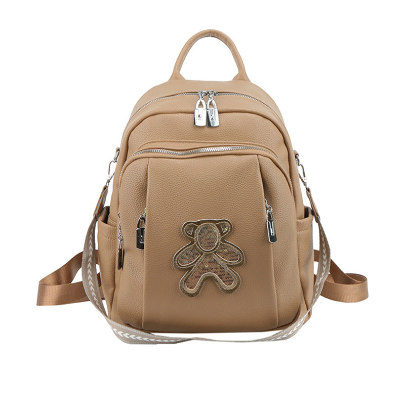 Women's Spring Solid Color Cute High-grade Fashion Backpacks