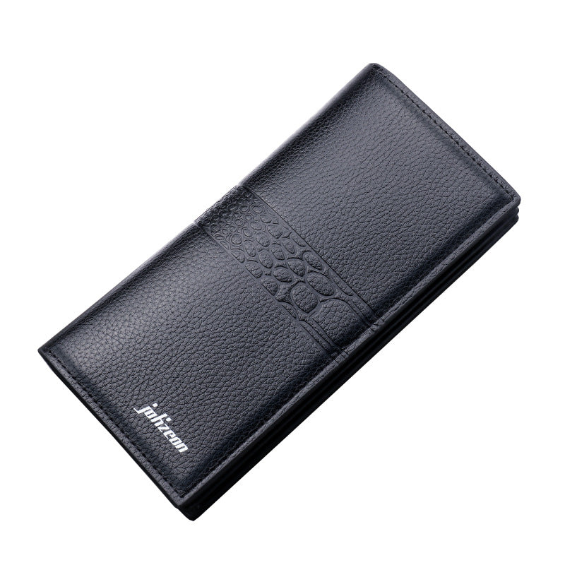 Men's Fashion Long Zipper Trendy Personality Large Men's Wallets