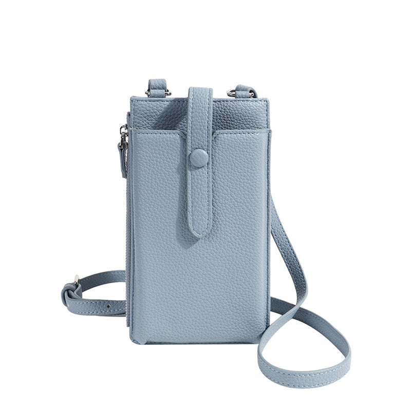 Zipper Fashion Mobile Pure Color Lightweight Phone Bags