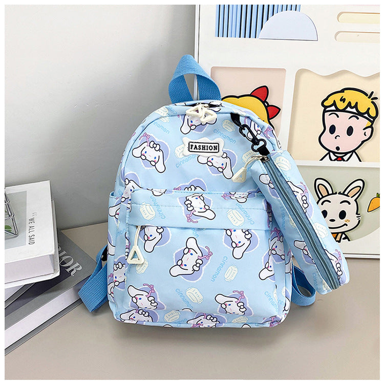 Children's Cartoon Clow Boys Two-piece Suit Children's Backpacks