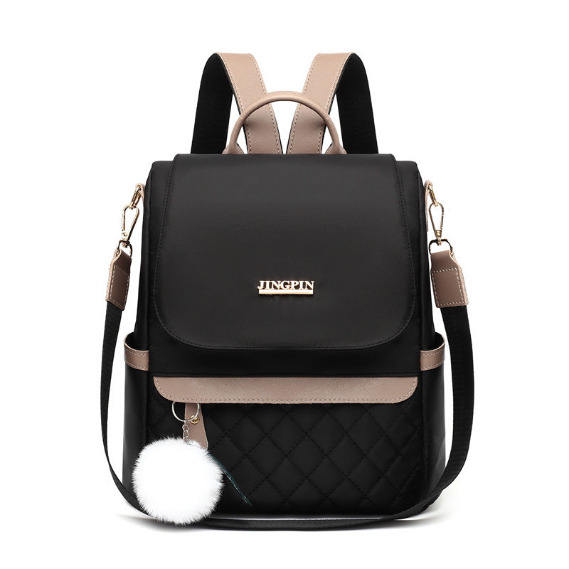 Women's Fashionable Korean Oxford Cloth Portable Simplicity Backpacks