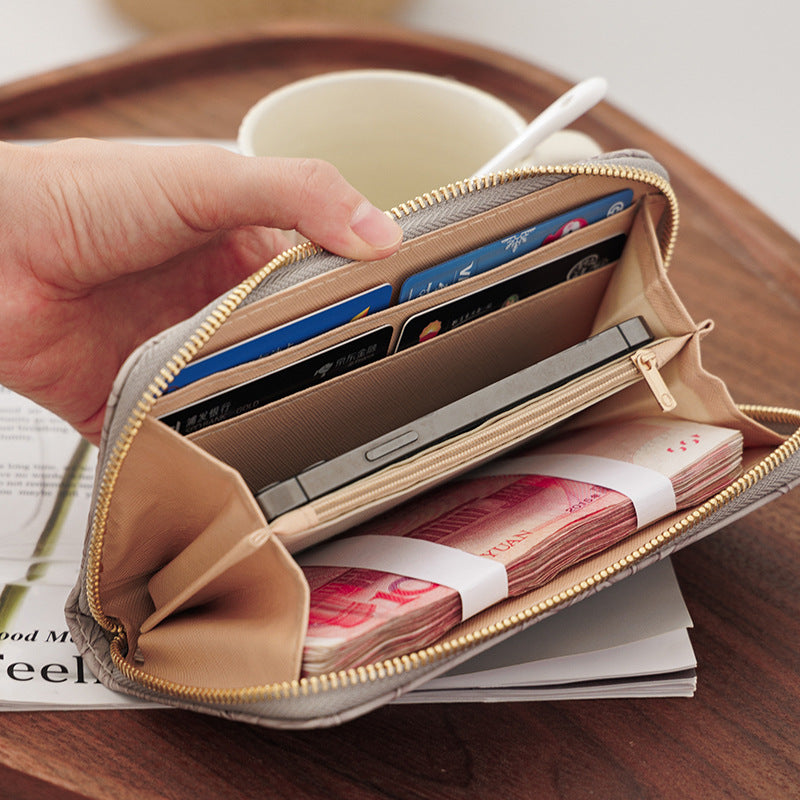 Long Large Capacity Mobile Clutch Fashion Ladies Wallets