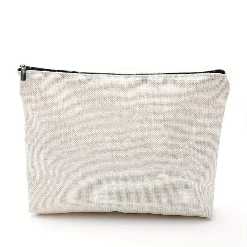 Linen Printing Buggy Large Capacity Simple Cosmetic Bags