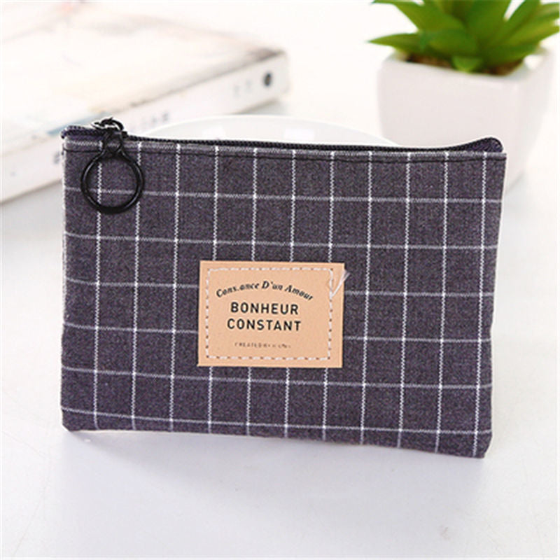 Compact Mini Small Carry-on Fabric Storage Ladies Wallets