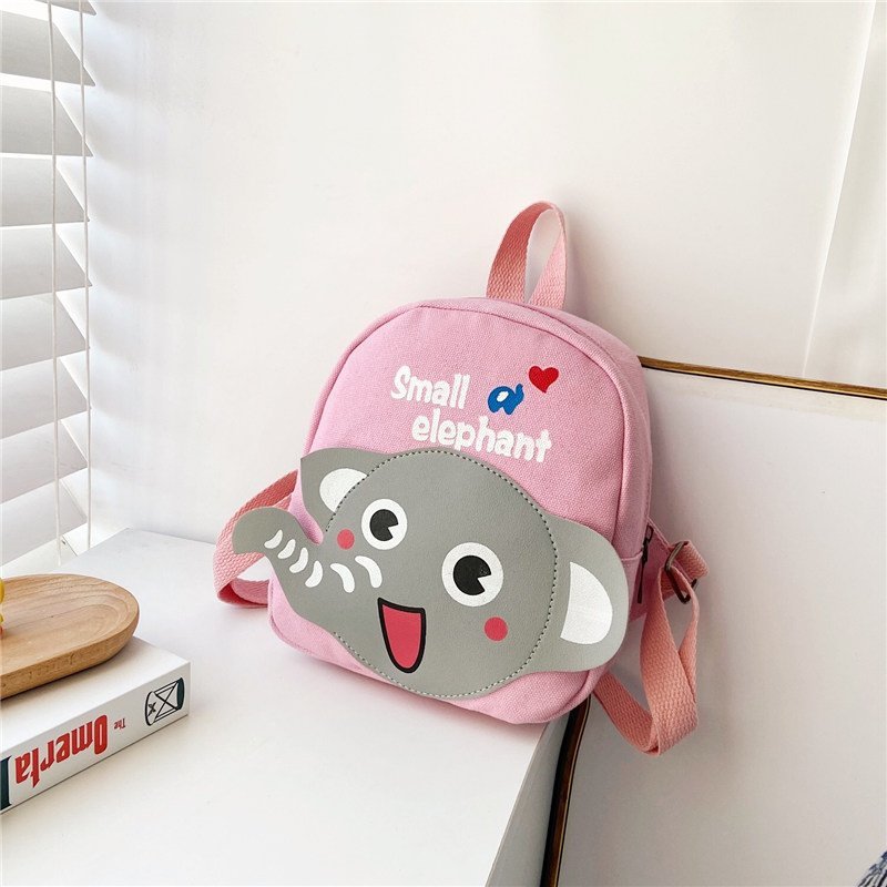 Children's Durable Boys Canvas Cartoon Cute Bags