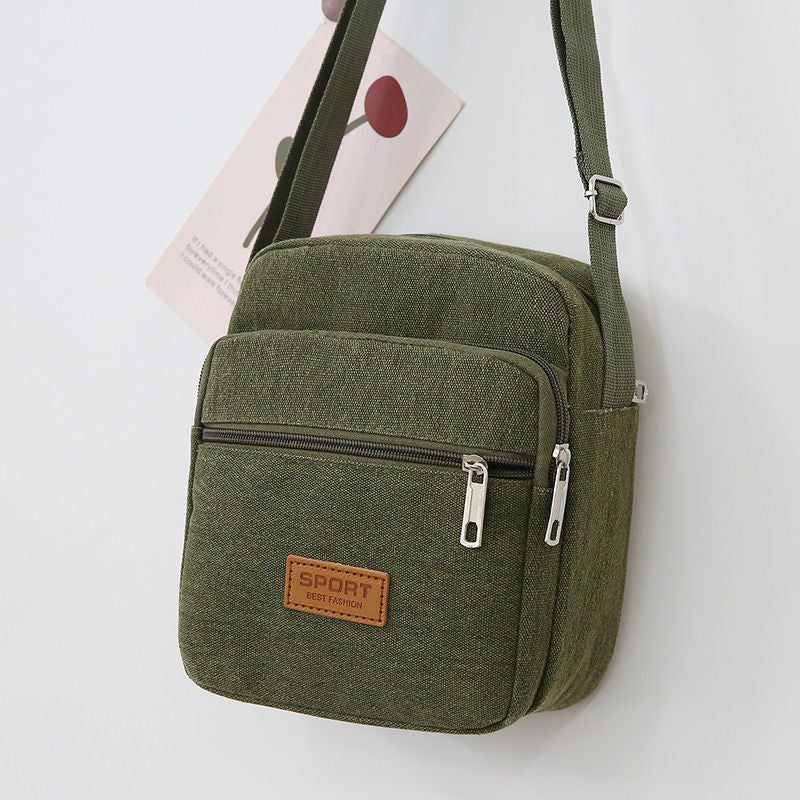 Men's Thickened Canvas Business Unisex Ticket Collection Men's Messenger Bags