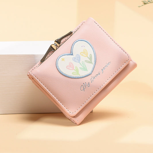 Women's Korean Style Cute Folding Cat Trendy Ladies Wallets