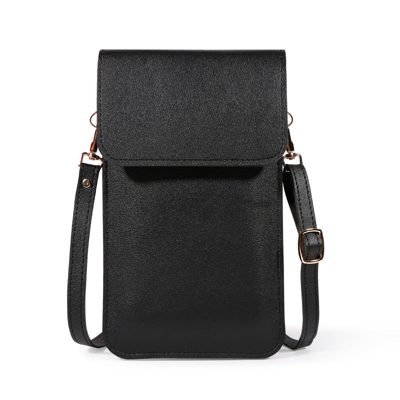 Women's Trendy Niche Mini Simple Solid Color Phone Bags