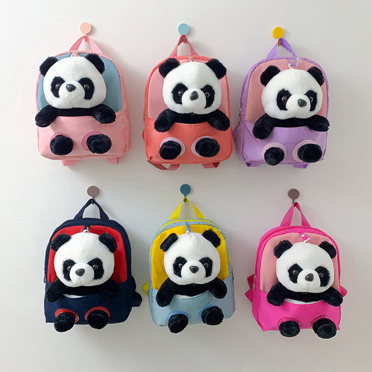 Children's Cartoon Cute Panda Doll Lightweight Children's Backpacks