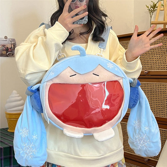 Super Popular Future Cartoon Trendy Plush Backpacks