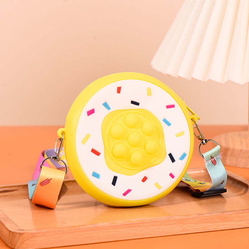 Cute Donut Mouse Killer Pioneer Silicone Coin Purses