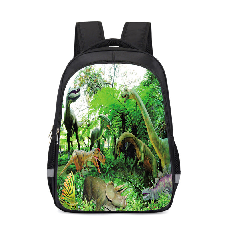 Boy Dinosaur Grade Waterproof Cartoon Burden Middle School Students' Schoolbags