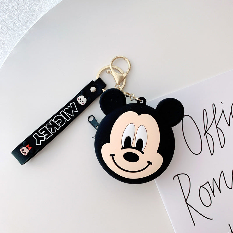 Dessin animé Mickey Minnie Silicone Couple changement porte-monnaie