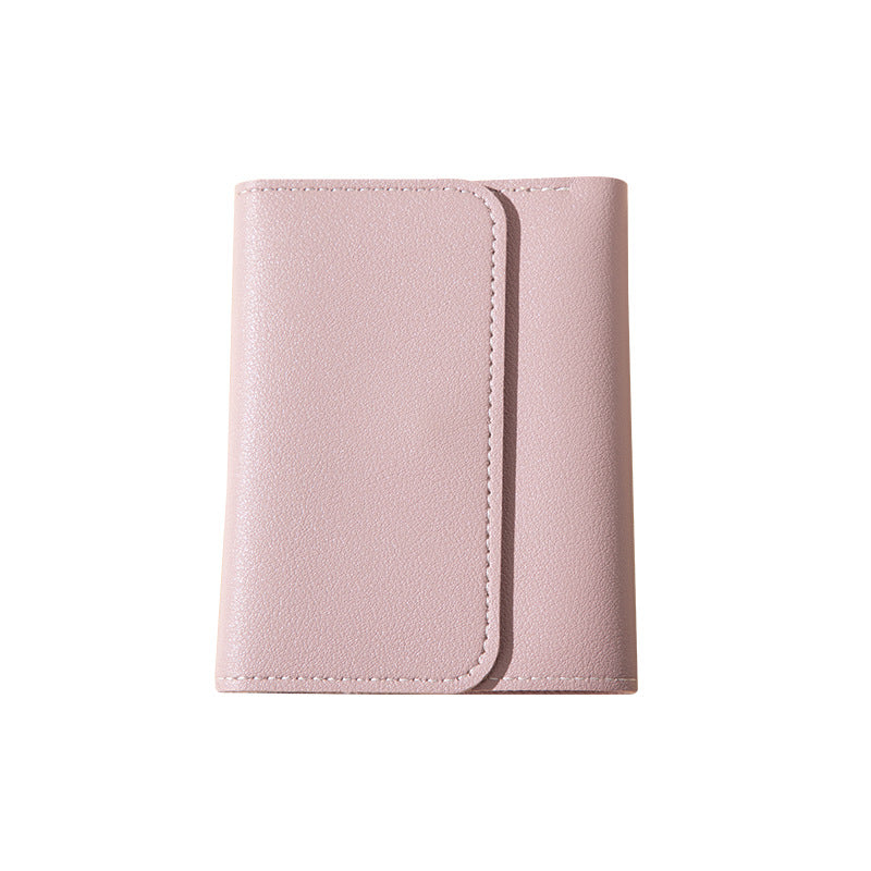 Women's Fashion Simple Off Short Style Multiple Card Holder