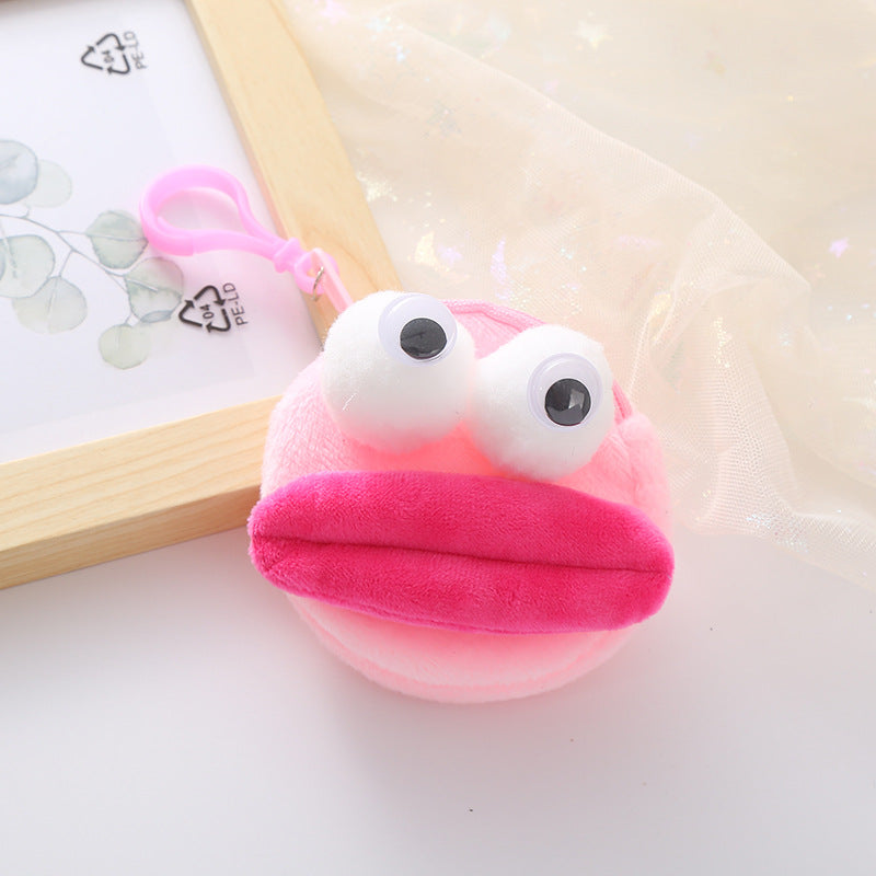 Creative Sausage Mouth Plush Doll Funny Coin Purses