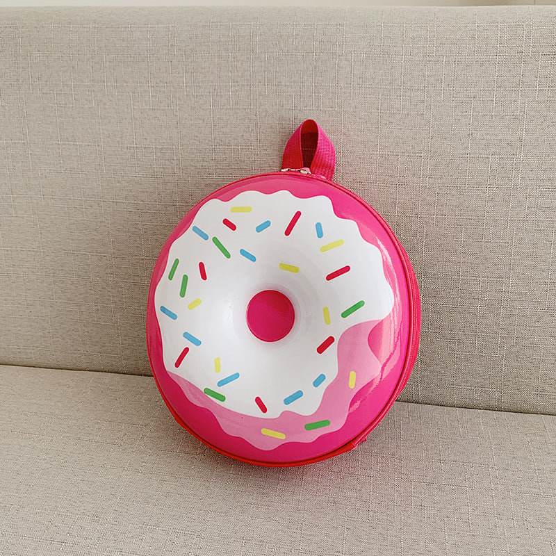 Children's Donut Eggshell Cartoon Trendy Cute Boys Backpacks