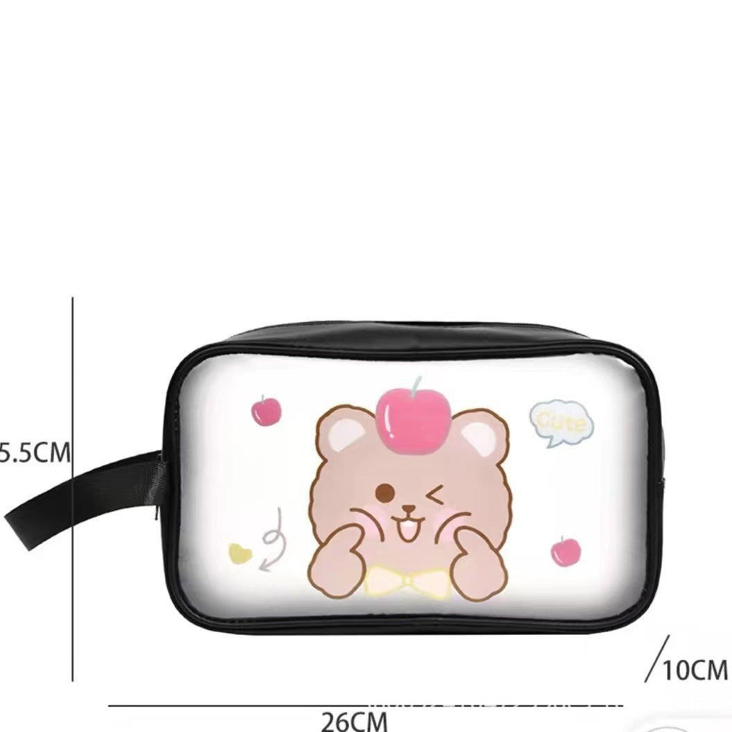 Women's Good-looking Waterproof Cartoon Animation Storage Portable Cosmetic Bags