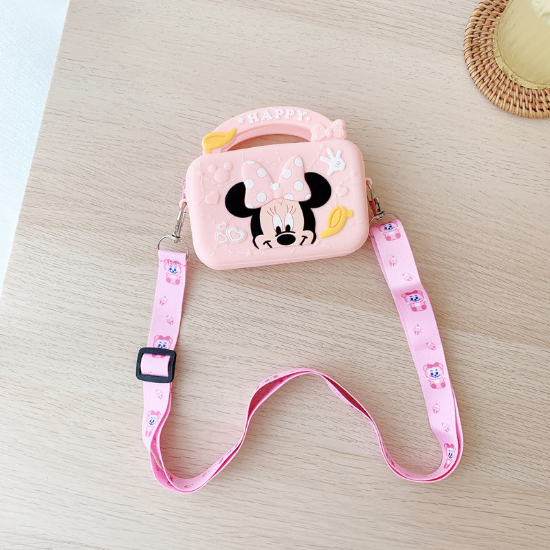 Petit porte-monnaie en Silicone pour enfants, joli dessin animé, mélodie