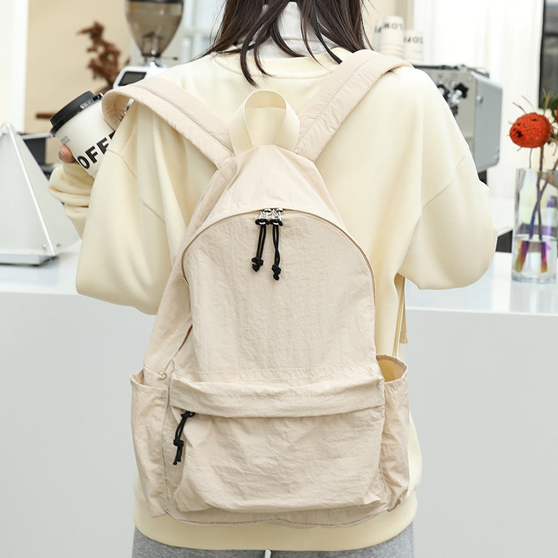 Women's Leisure Artistic Canvas Simple Washed Worn Backpacks